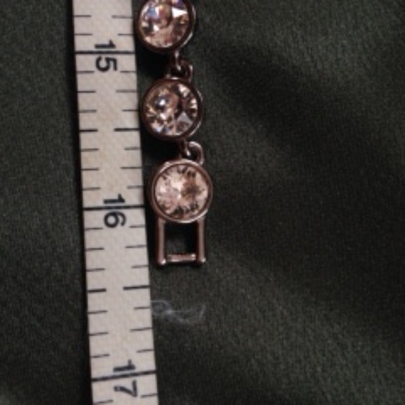 Givenchy Rose Gold-Tone Swarovski Crystal Necklace - Picture 3 of 8